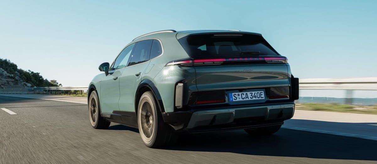 The Cayenne EV is fat, it's not big boned